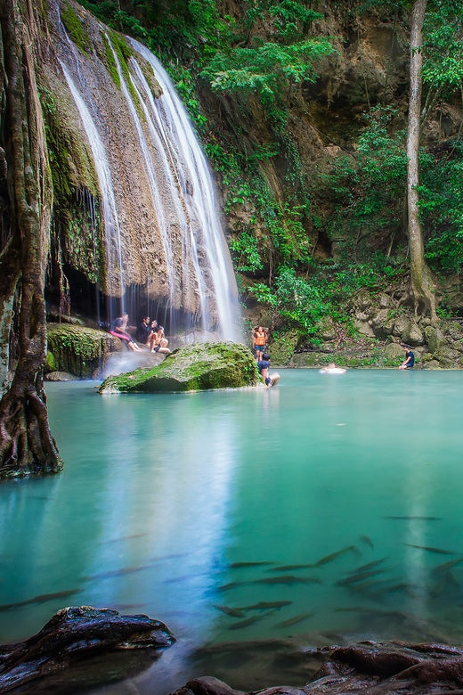 Kanchanaburi – Erawan National Park + Bridge on the River Kwai + Sai Yok Yai Waterfall